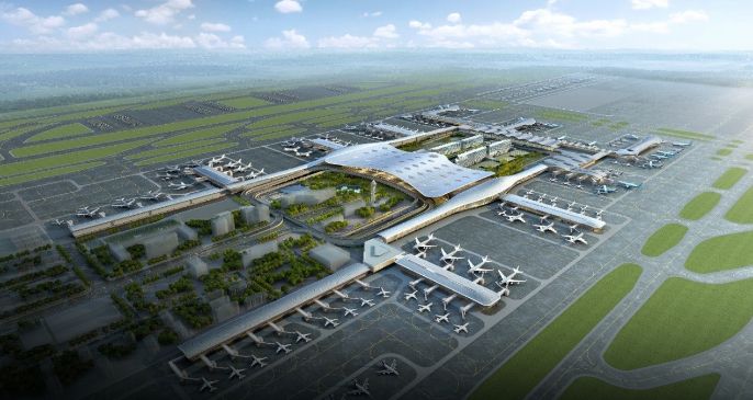 杭州蕭山國際機場三期項目新建航站樓及陸側交通中心工程