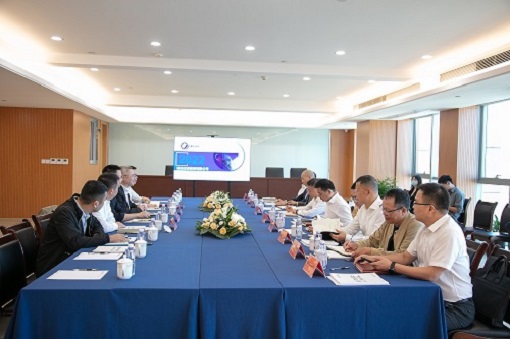 臺州市委常委、溫嶺市委書記朱建軍，市委常委、常務副市長張釗一行在建經咨詢走訪調研